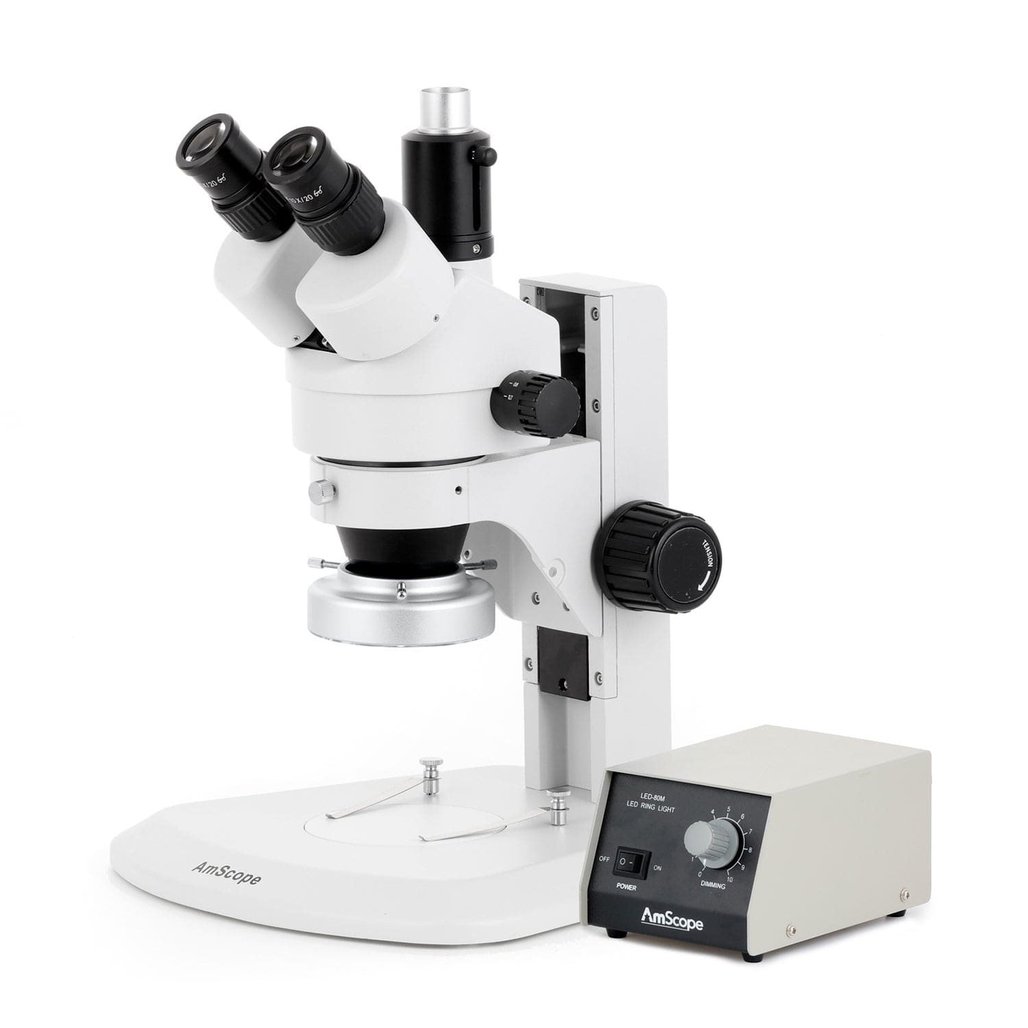 amscope-sm-1-stereomikroskop-trinokular-7x-45x-led-ringlicht image 2