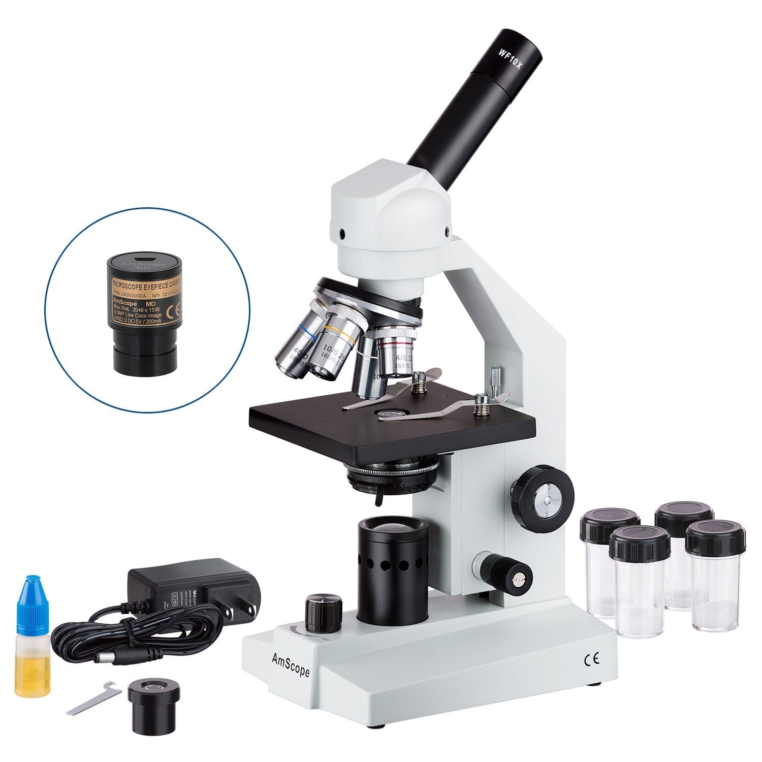 amscope-m500-sch-lermikroskop-monokular-40x-1000x-led image 2