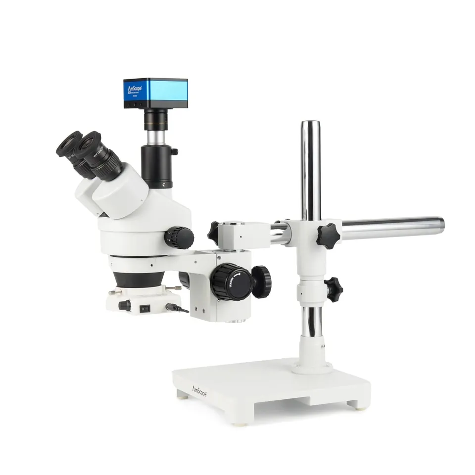 amscope-sm-3t-trinokular-stereomikroskop-7x-45x-4k-ringlicht image 1