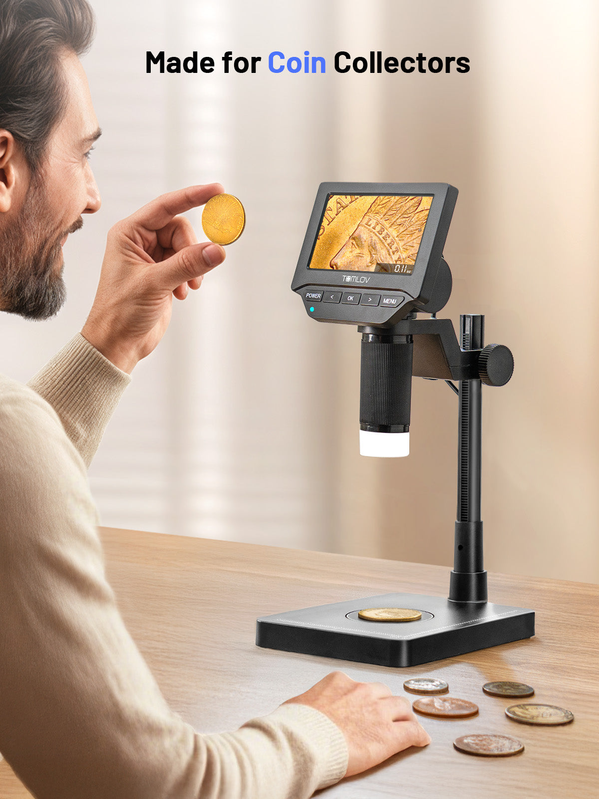 tomlov-dm4w-m-nzmikroskop-4-3-zoll-mit-waage-0-1-g image 4