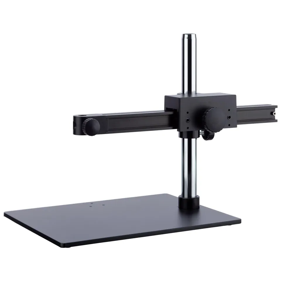 amscope-ssb-mikroskop-stativ-einarm-boom-18-zoll-platte image 1