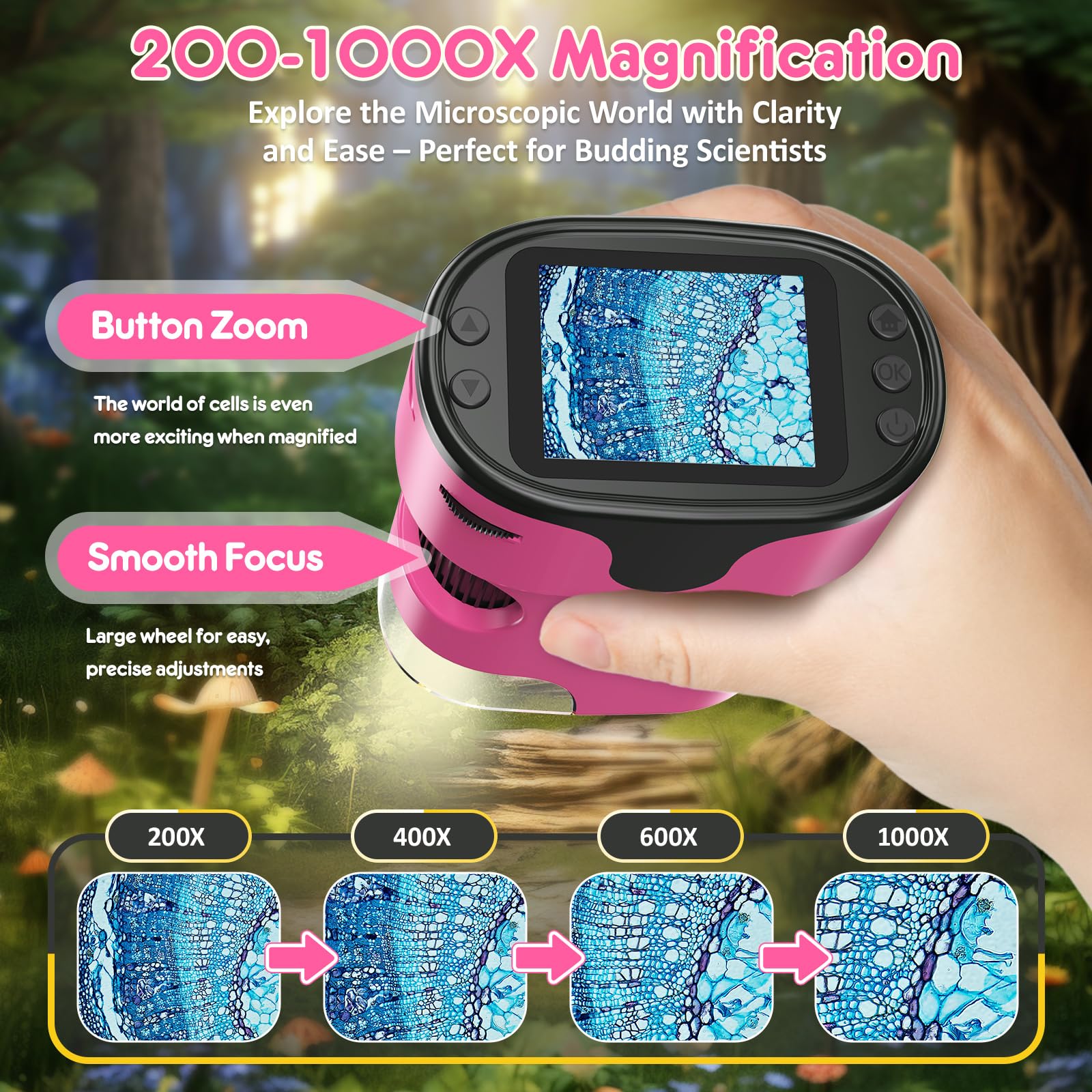 bebang-kindermikroskop-digital-200x-1000x-rosa-32gb-set image 2