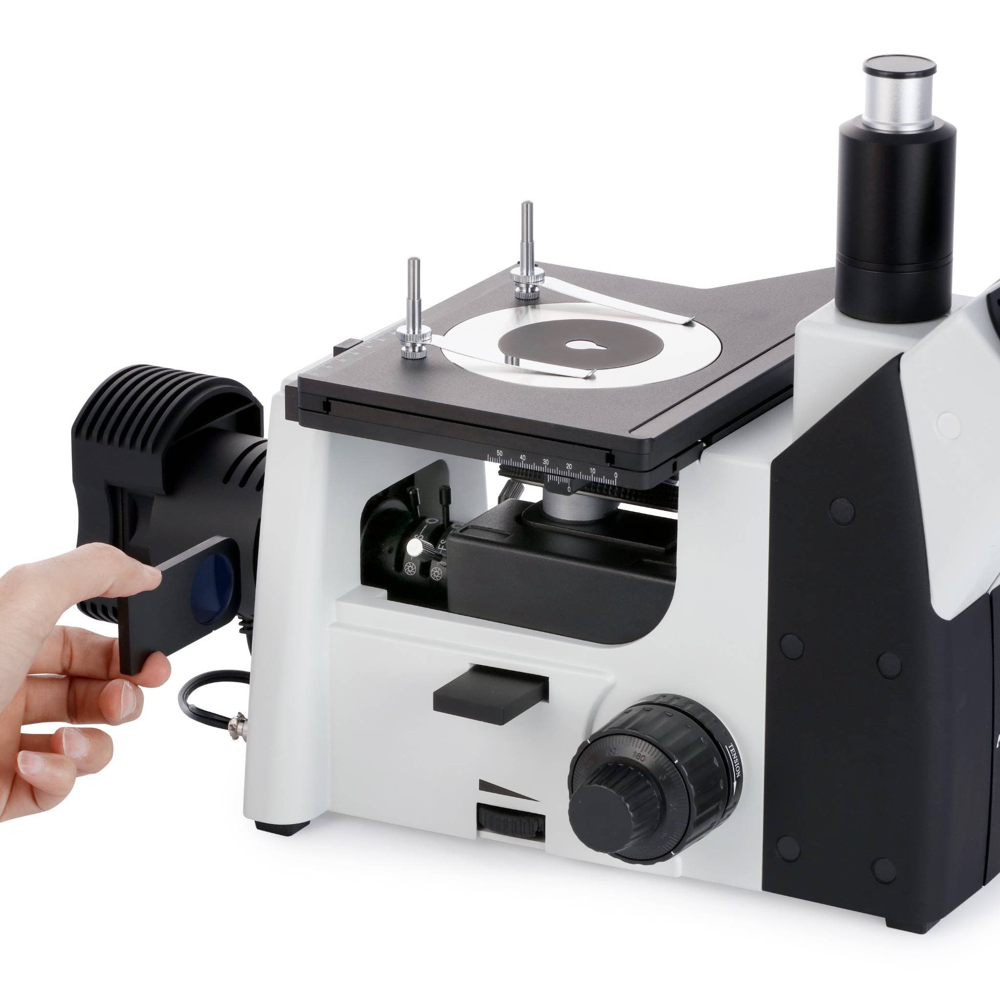 amscope-me1200-inverses-metallurgie-mikroskop-50x-500x-trinokular image 7