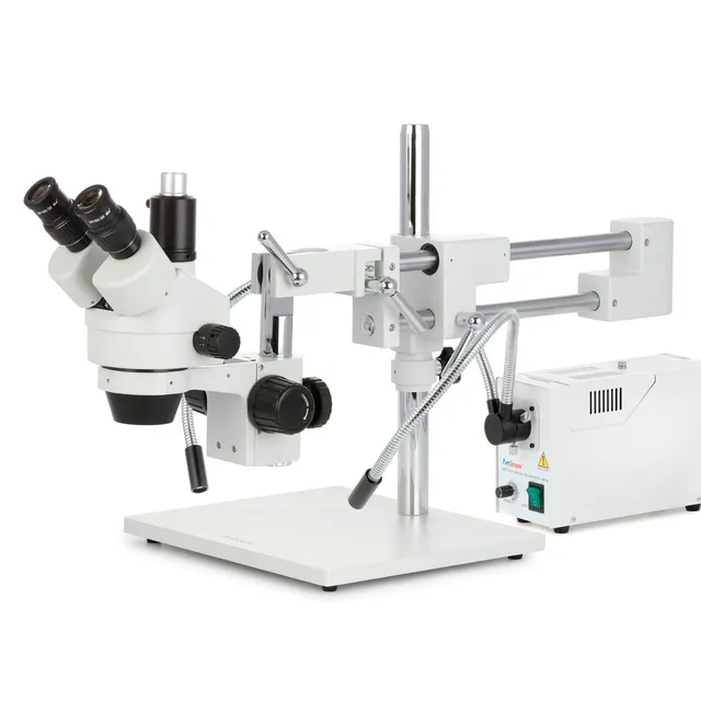amscope-sm-4-stereomikroskop-7x-45x-boomstativ-halogen image 1