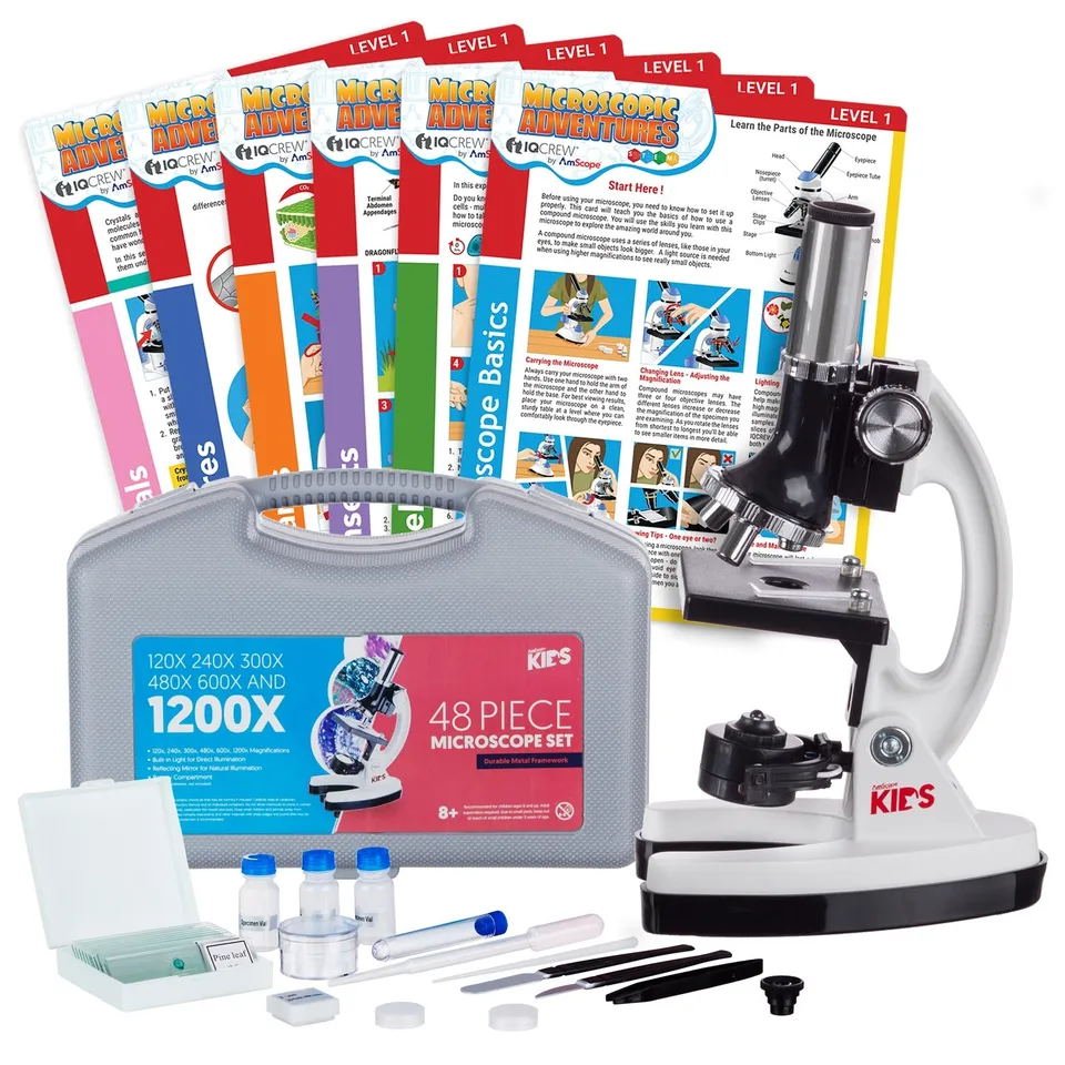 amscope-m30-abs-kt1-w-mikroskop-set-1200x-f-r-kinder-48-teilig image 1