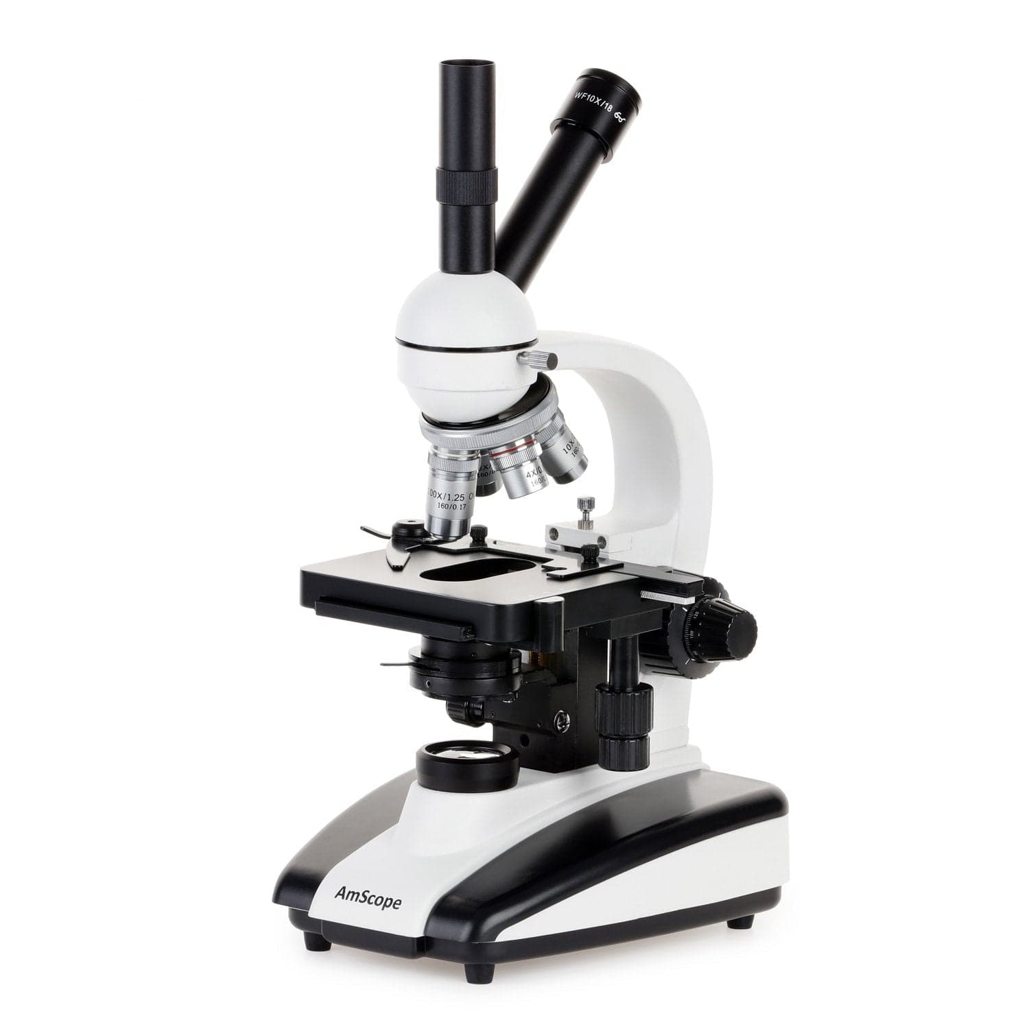 amscope-d130-dual-view-durchlichtmikroskop-40x-1000x-halogen image 1