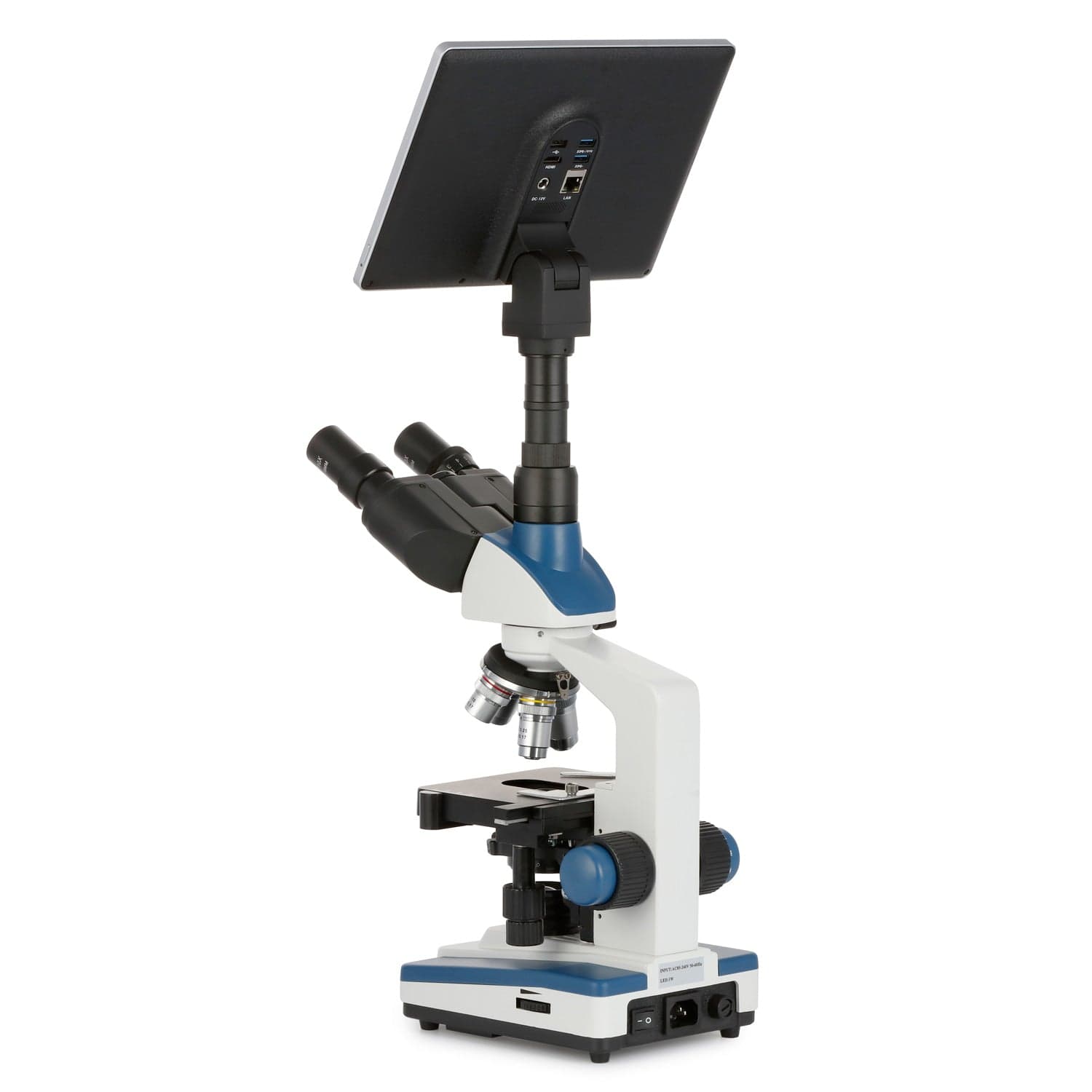 amscope-t120-trinokulares-durchlichtmikroskop-40x-1000x-mit-8mp-monitor image 2