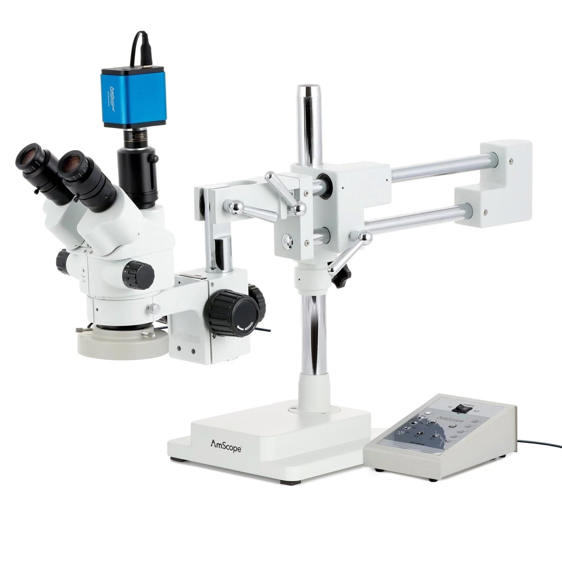 amscope-sm-4ntp-stereomikroskop-7-45x-hdmi-usb-doppelarm image 2