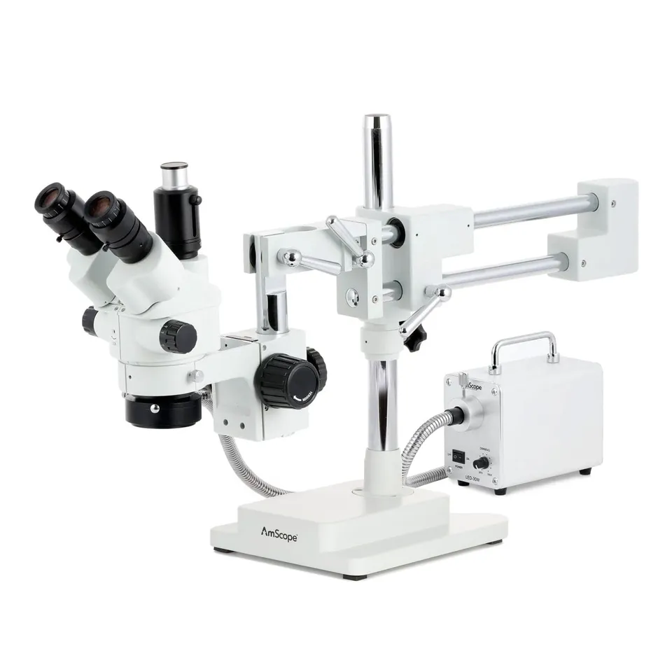 amscope-sm-4-stereomikroskop-7x-45x-hdmi-doppelarmstativ image 1