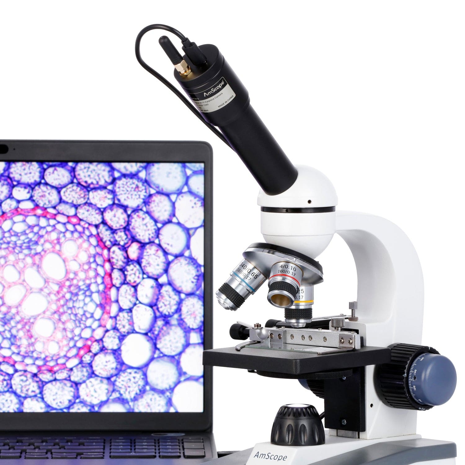 amscope-m150c-ms-wf-monokular-mikroskop-1000x-mit-wifi-2mp-kamera image 3