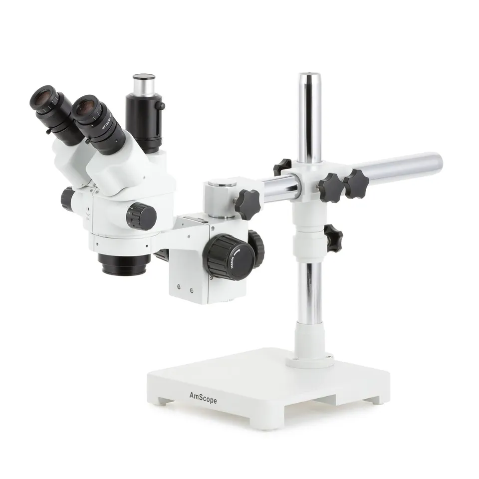 amscope-sm-3-stereomikroskop-trinokular-7x-45x-boom image 1