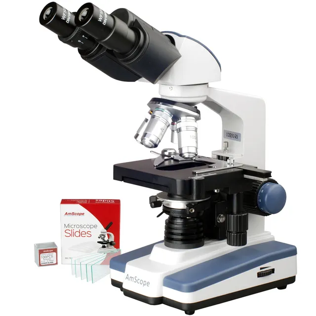 amscope-b020c-durchlichtmikroskop-2500x-led-mit-objekttr-ger-set image 1