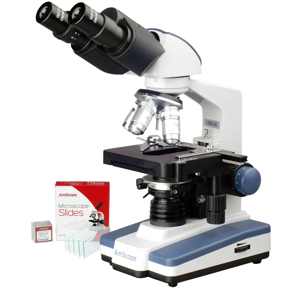 amscope-b020c-durchlichtmikroskop-2500x-led-mit-objekttr-ger-set image 1