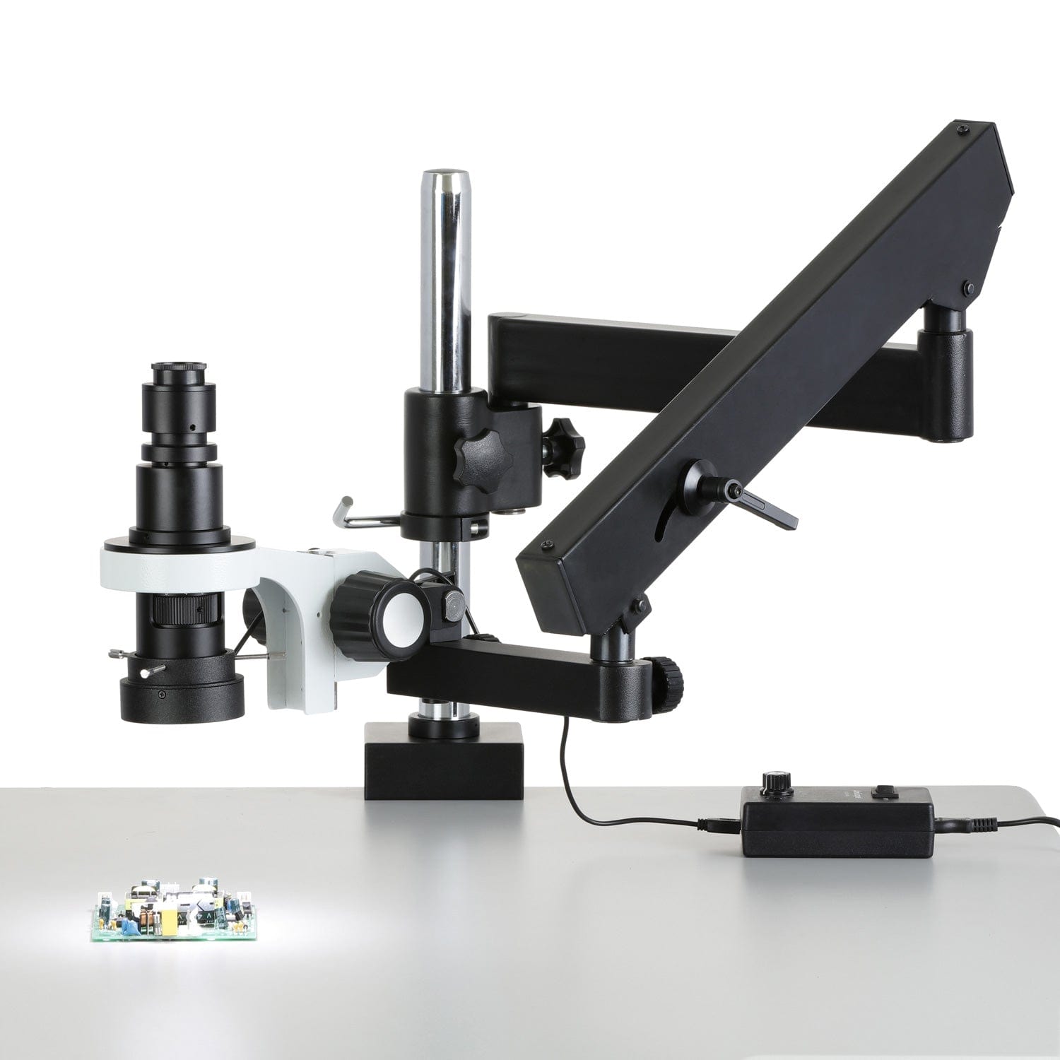 amscope-h800-inspektionsmikroskop-monokular-0-7x-5x-led-ringlicht image 1