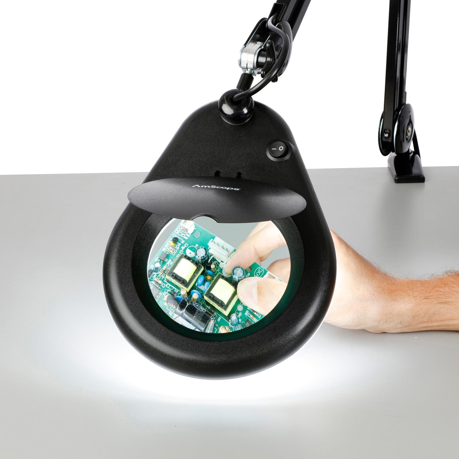 amscope-magled-lupenlampe-1-75x-56-led-bodenstativ-schwarz image 5