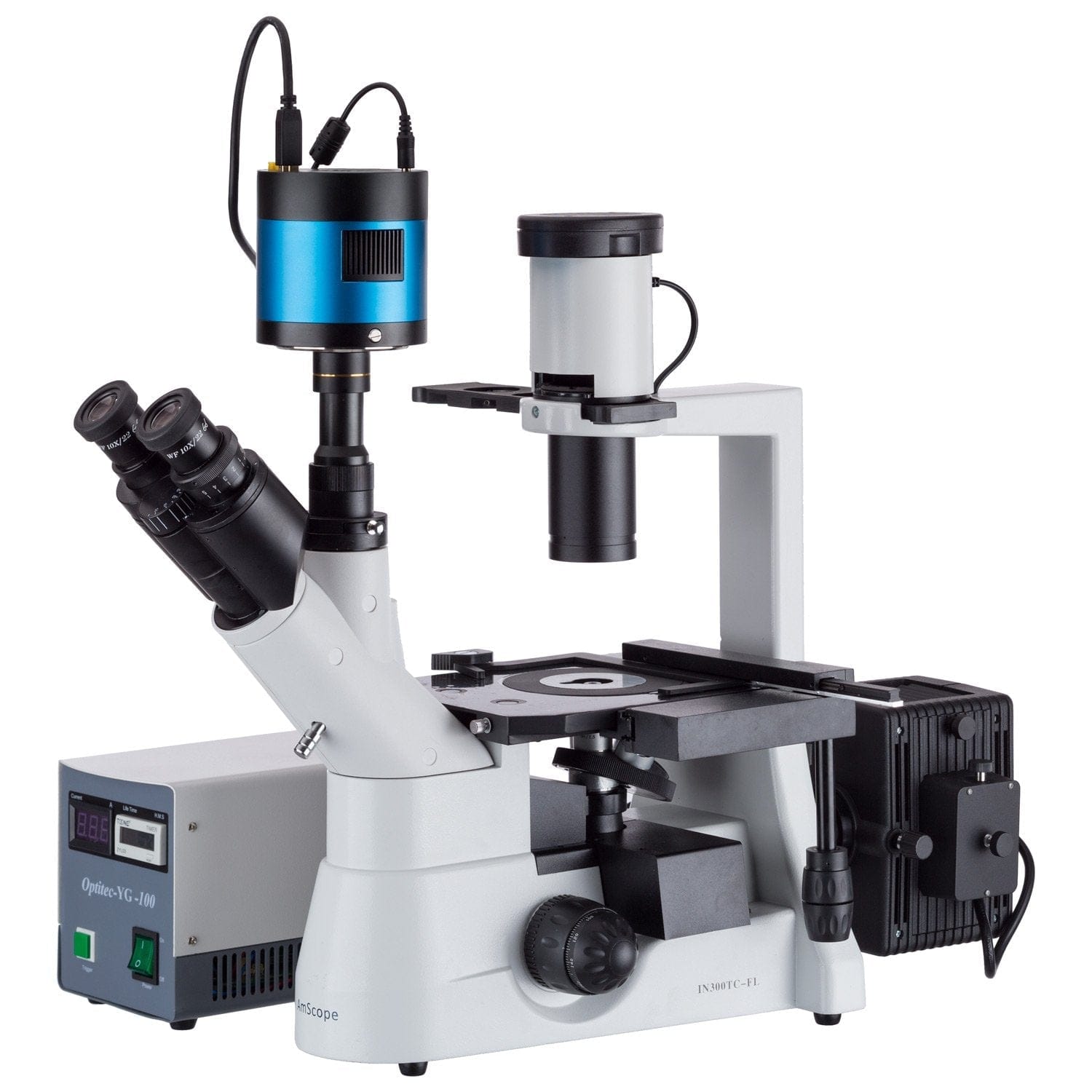 amscope-in300-invers-fluoreszenzmikroskop-40x-400x-usb-6mp image 1