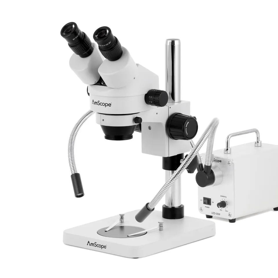amscope-sm-1-stereomikroskop-45x-mit-s-ulenstativ-led image 1