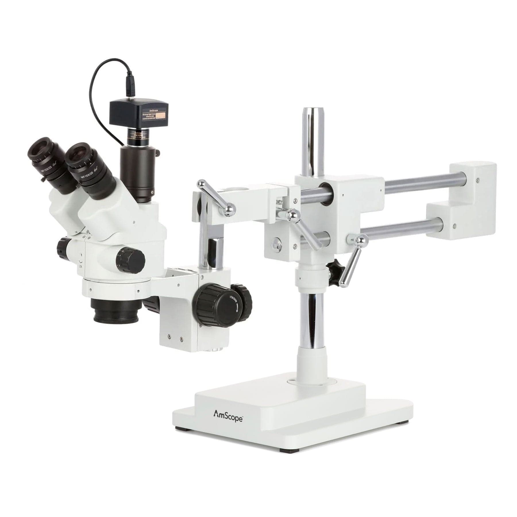amscope-sm-4ntp-trinokular-stereomikroskop-7x-45x-doppelarm-zoom image 2