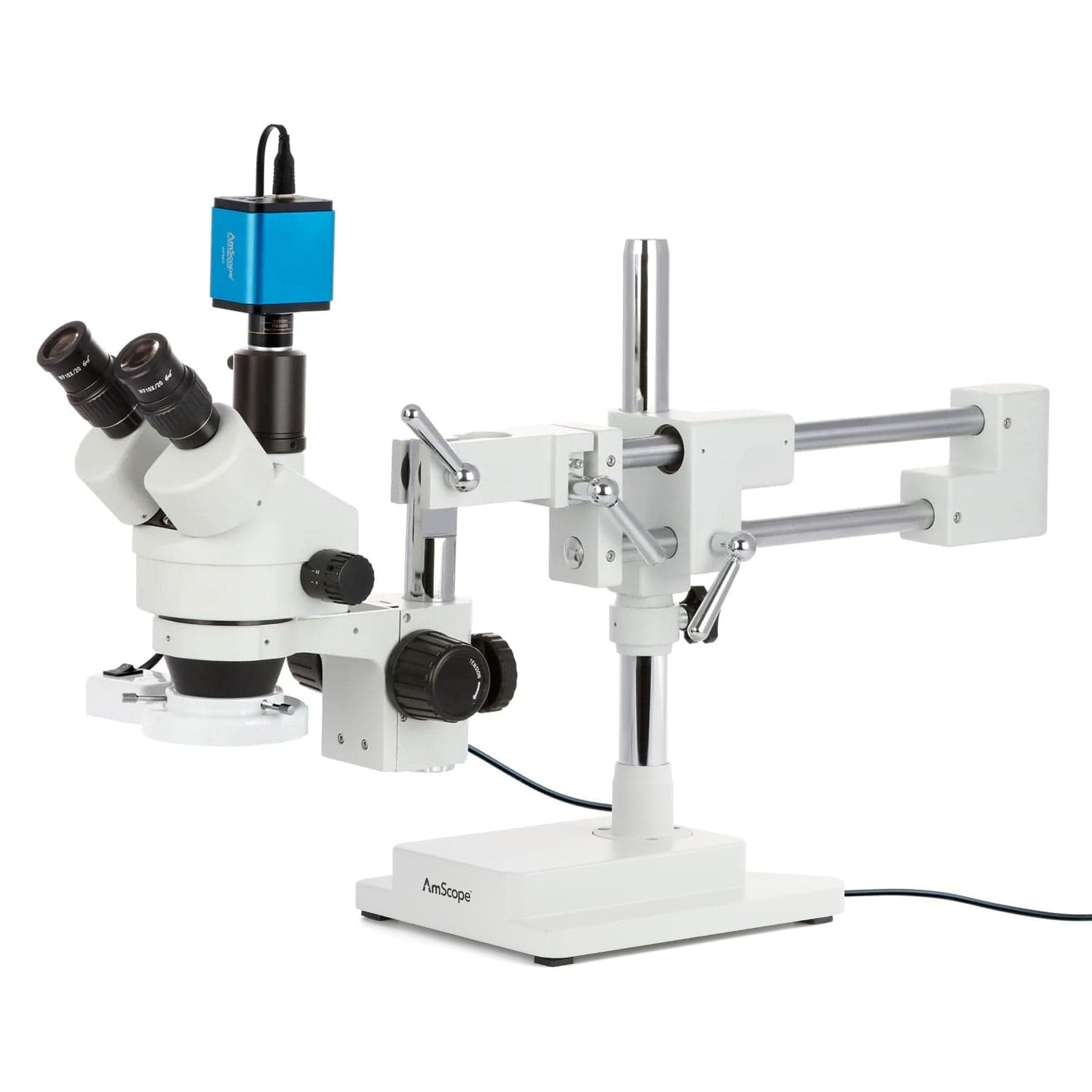 amscope-sm-4t-trinokular-stereomikroskop-7-45x-doppelarm image 2