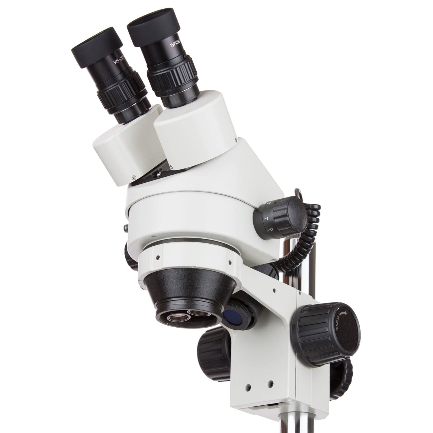 amscope-sm-2t-v331-stereomikroskop-trinokular-7x-45x-halogen image 2