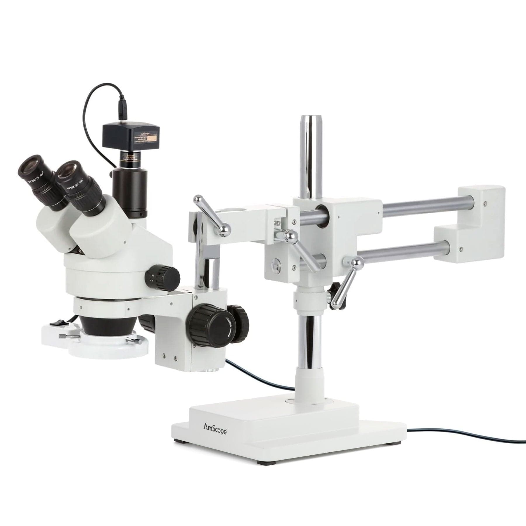 amscope-sm-4t-trinokular-stereomikroskop-7-45x-ringlicht image 3