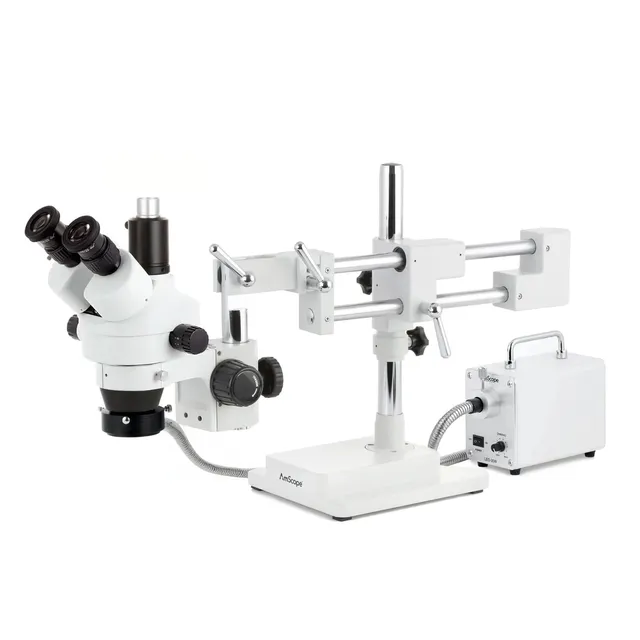 amscope-sm-4t-stereomikroskop-7x-45x-led-faseroptik-boomstativ image 1
