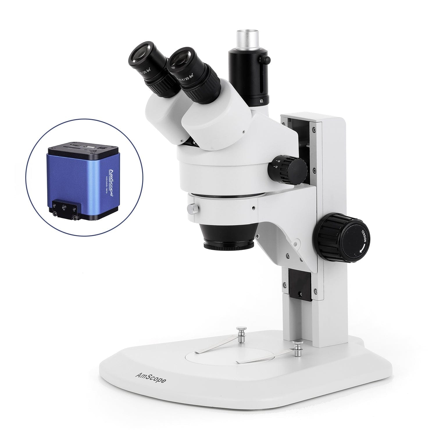 amscope-sm-1-stereomikroskop-7x-45x-mit-56-led-ringlicht image 7