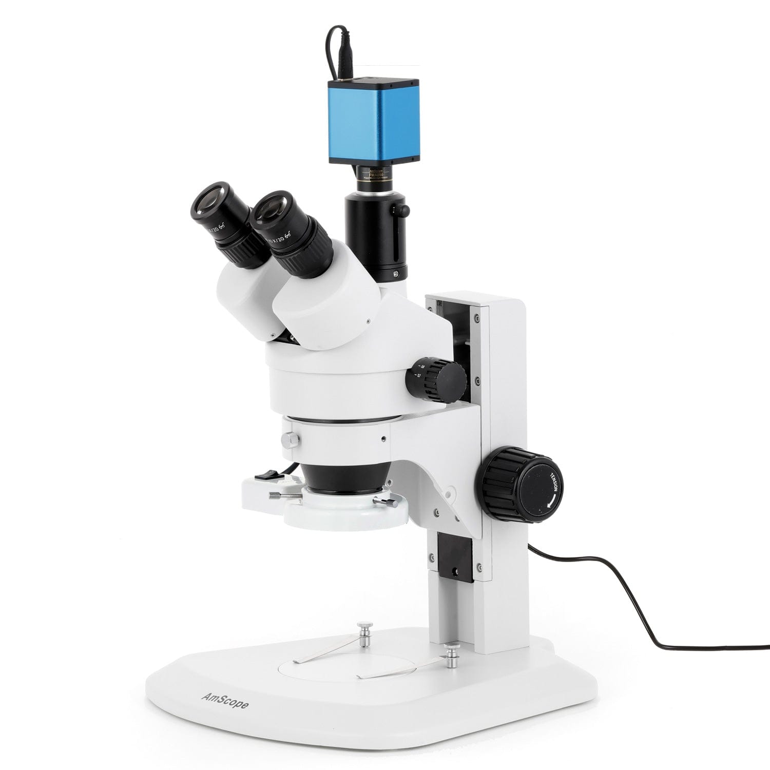 amscope-sm-1-stereomikroskop-trinokular-7x-45x-mit-halogen-ringlicht image 1
