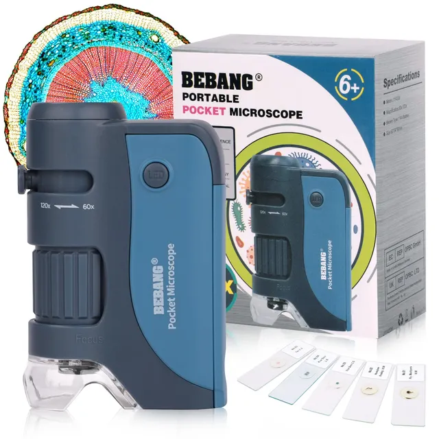 bebang-taschenmikroskop-60x-120x-led-kinder-mikroskop-blau image 1