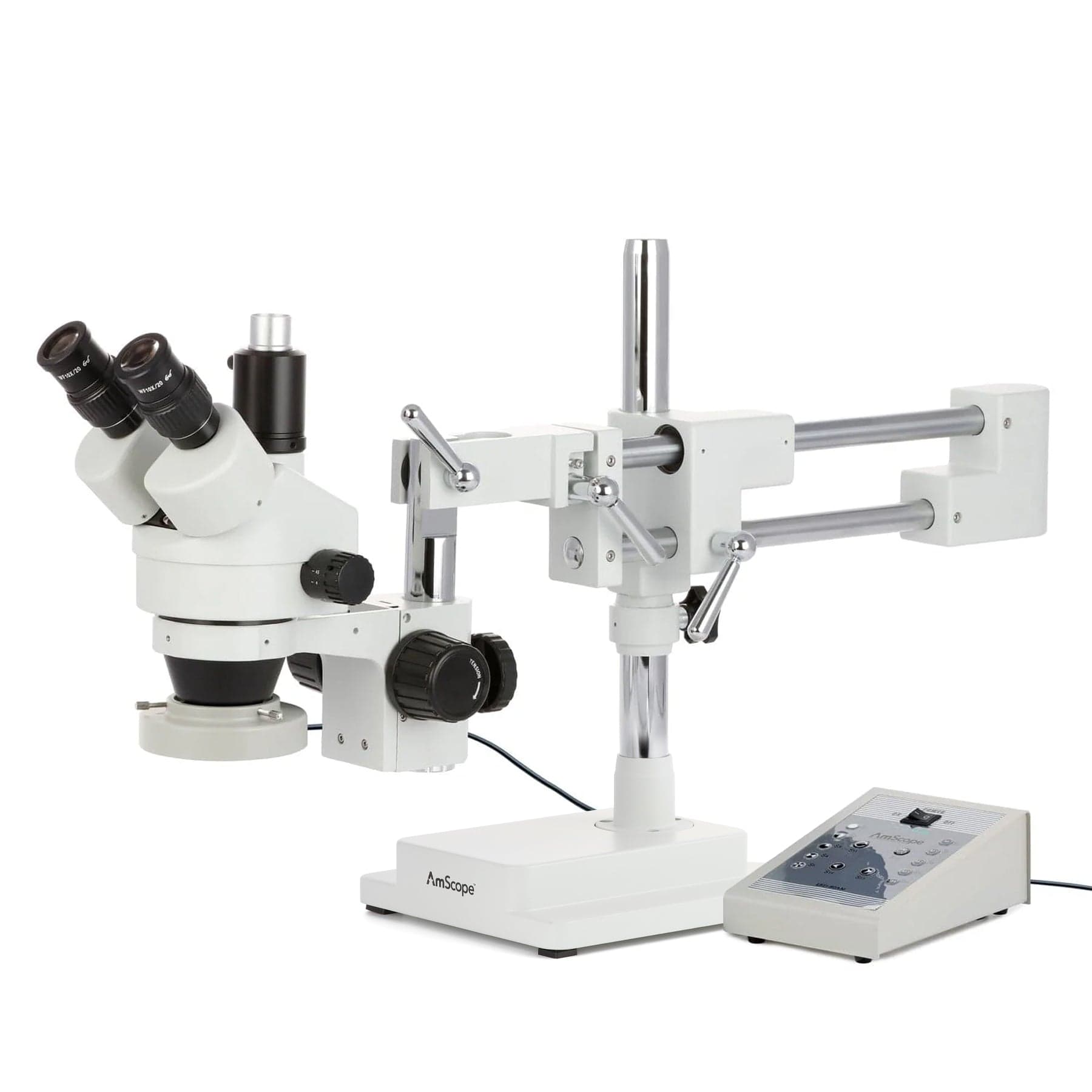 amscope-sm-4-7x-45x-trinokular-stereo-mikroskop-boom-stativ-led image 1