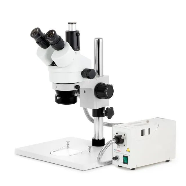 amscope-sm-1t-stereomikroskop-trinokular-7x-45x-ringlicht-hd image 1