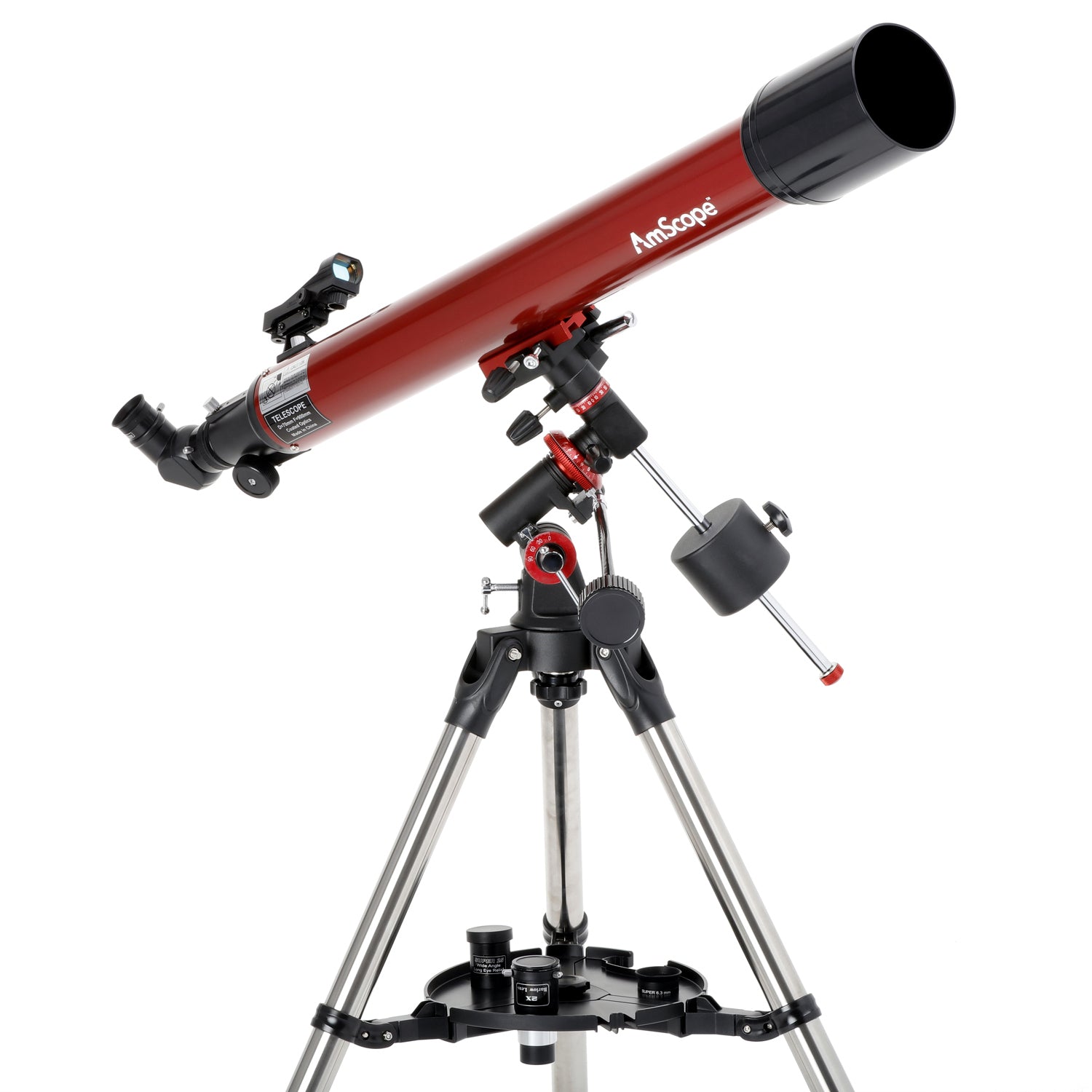 amscope-tls-meq-70900-refraktor-teleskop-70-900-eq-montierung image 2