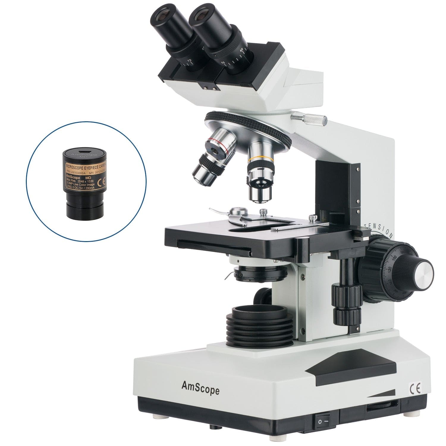 amscope-b400-durchlichtmikroskop-40x-1000x-led-binokular image 2