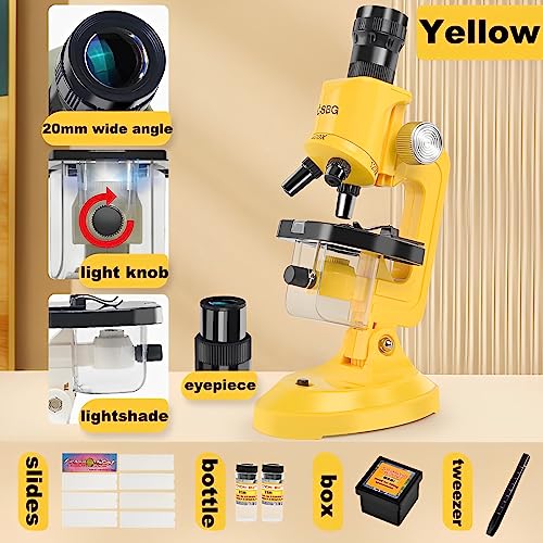 ninyoon-kindermikroskop-400x-1200x-gelb-mit-barlowlinse image 8