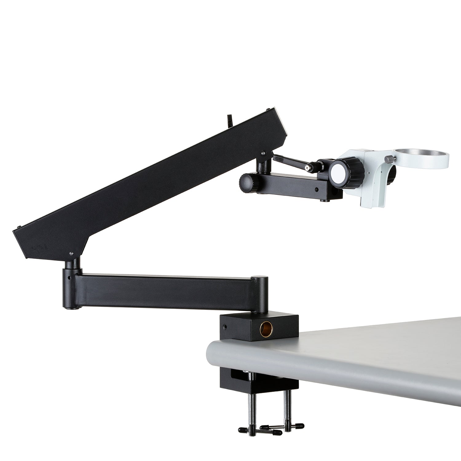 amscope-asc-84-gelenkarmstativ-84mm-mit-tischklemme image 1