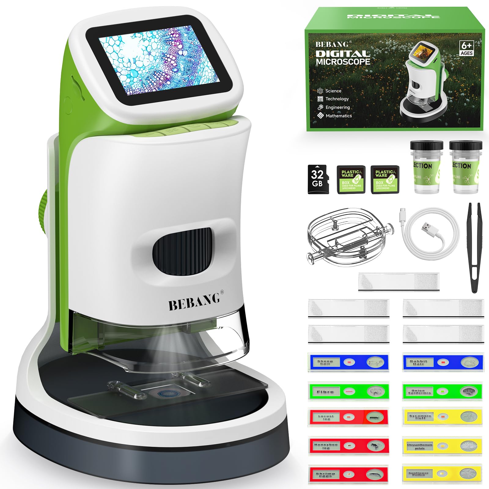 bebang-microscopes-digitales-kindermikroskop-1000x-mit-display image 1