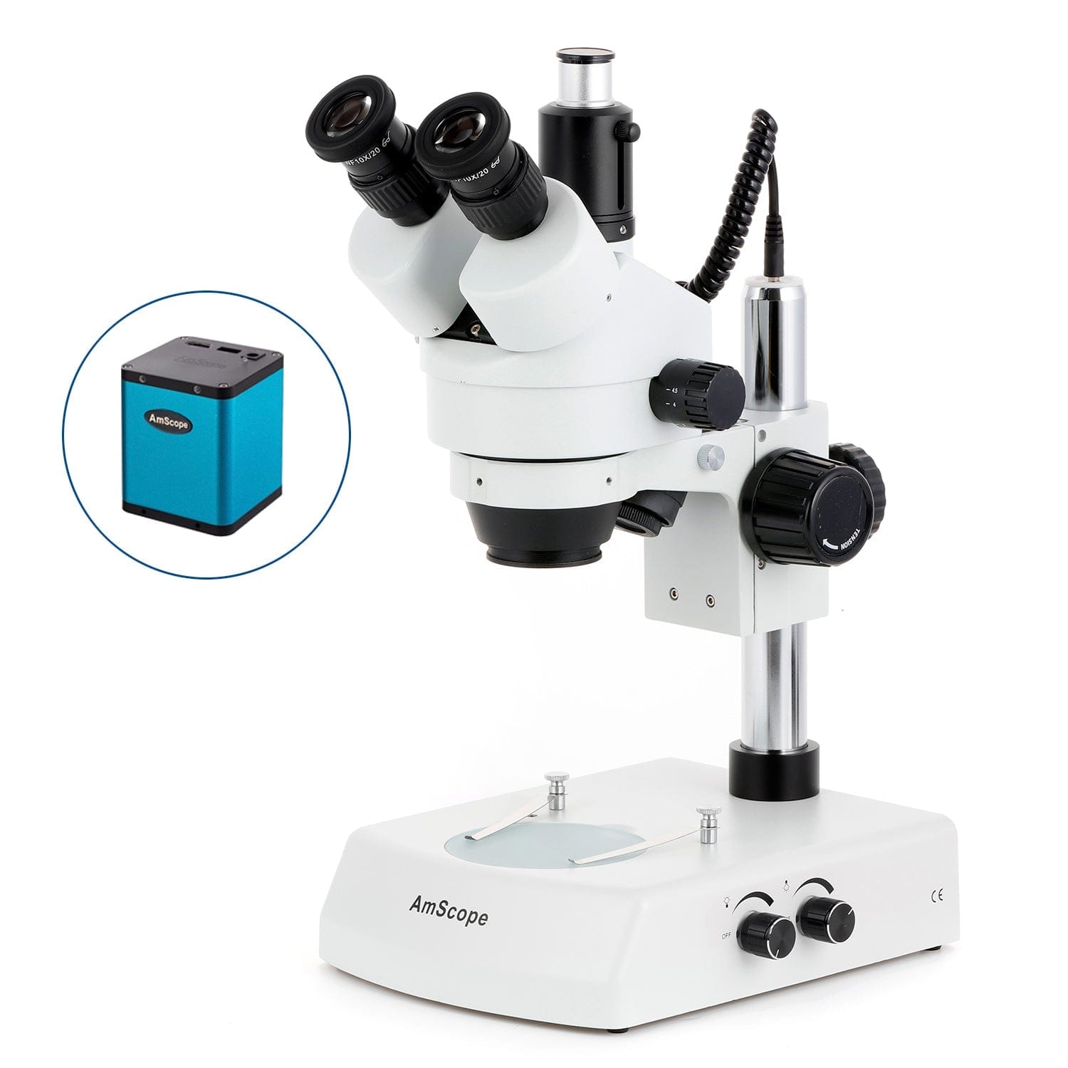 amscope-sm-2t-sm-2-trinokular-stereomikroskop-7x-45x-halogen image 2