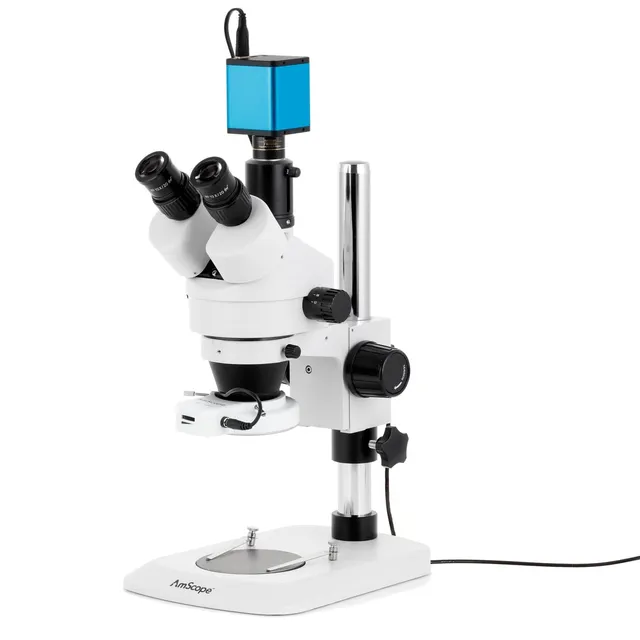 amscope-sm-1-stereomikroskop-7x-45x-mit-144-led-und-kamera image 1