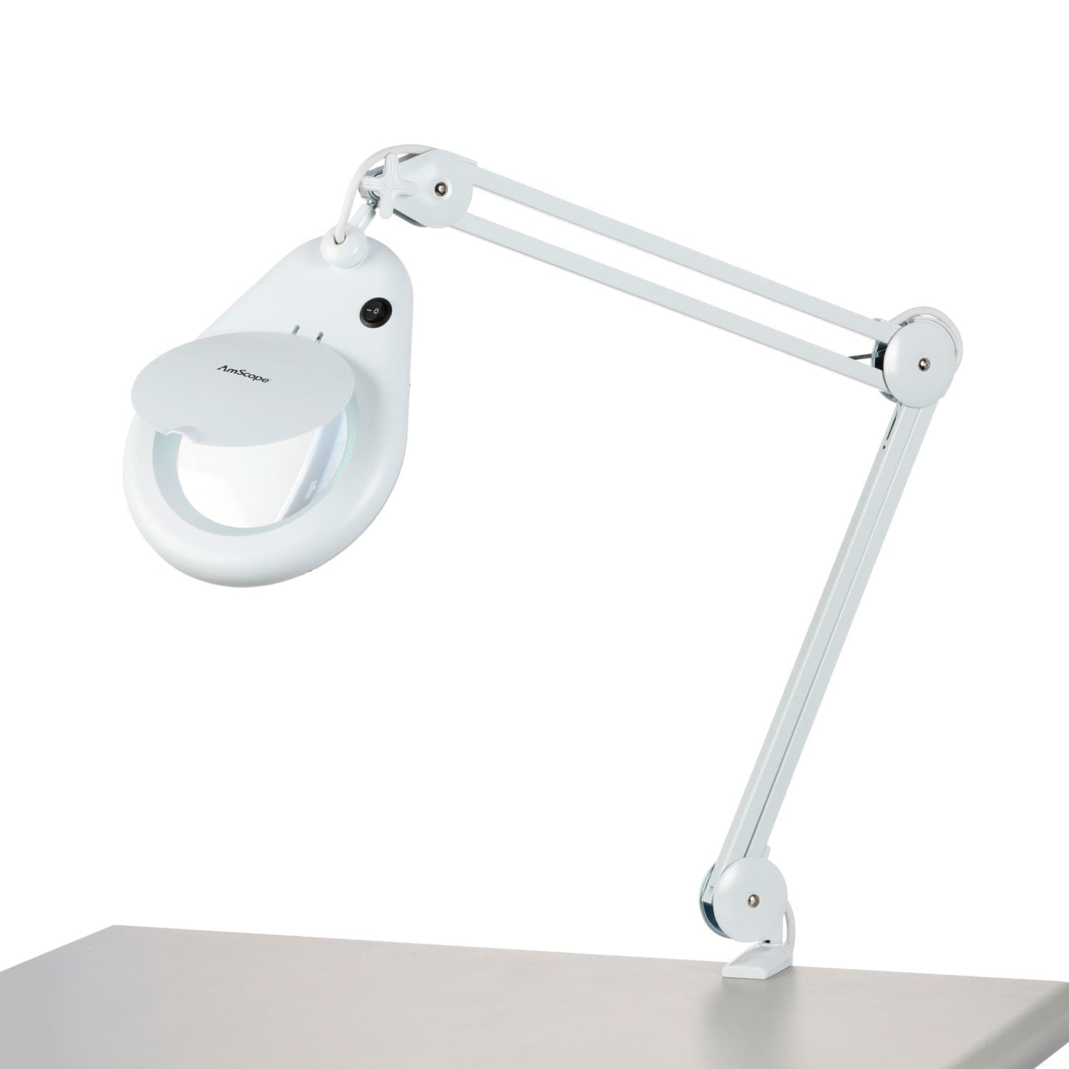 amscope-magled-56-fs-lupenlampe-1-75x-bodenstativ-wei image 2