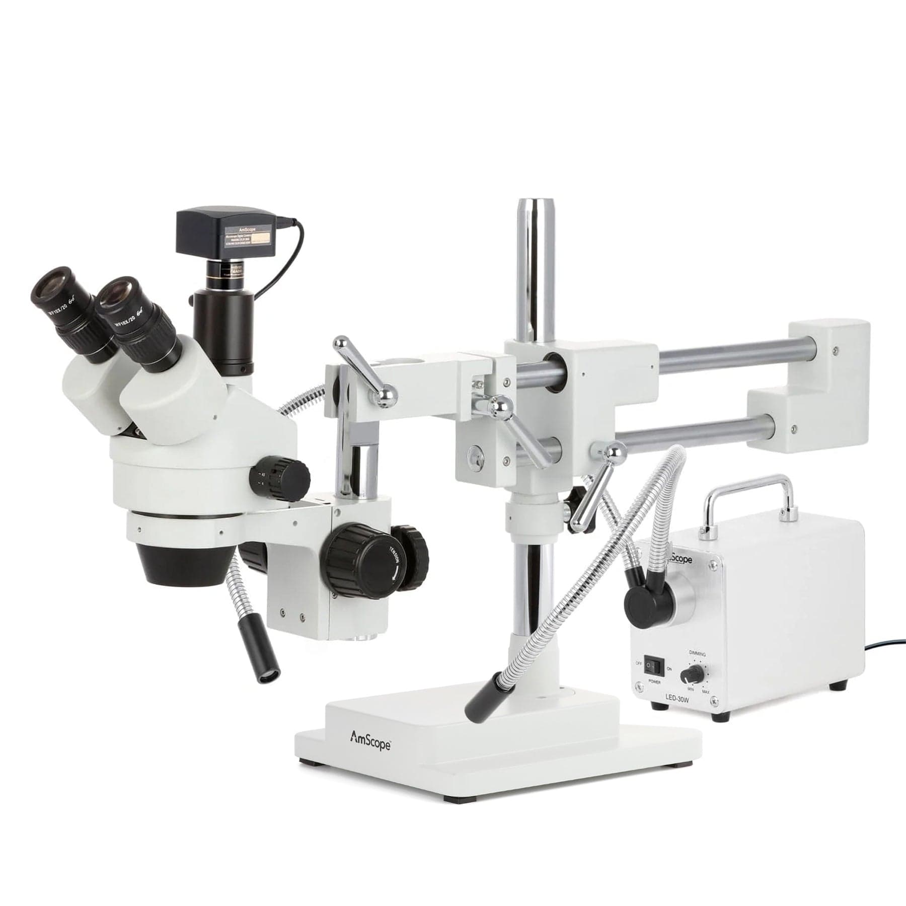 amscope-sm-4-stereomikroskop-7x-45x-doppelarm-schwanenhals-led image 2