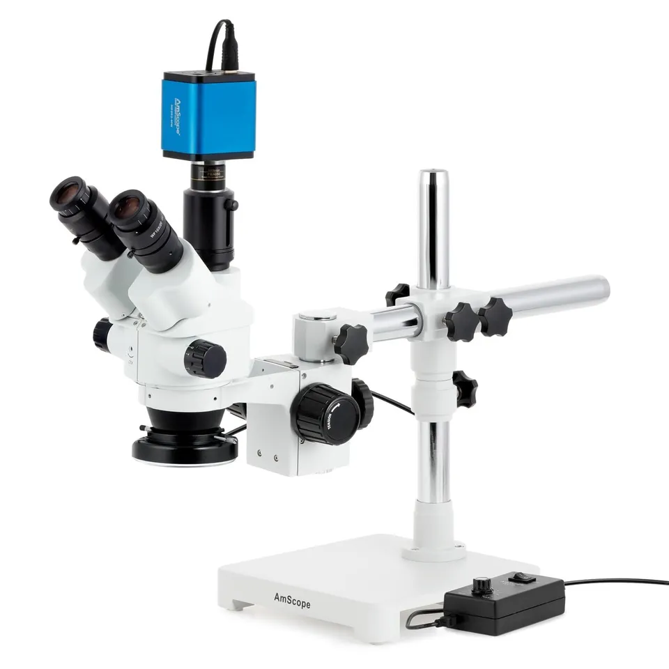 amscope-sm-3-stereomikroskop-trinokular-7x-45x-mit-led-ringlicht image 1