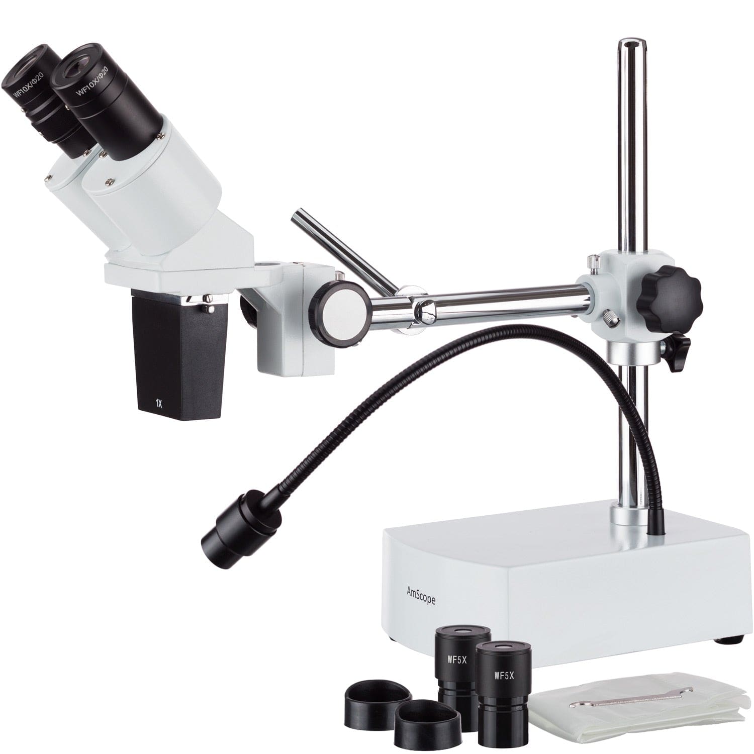amscope-se400-x-stereomikroskop-5x-10x-led-schwanenhals image 1