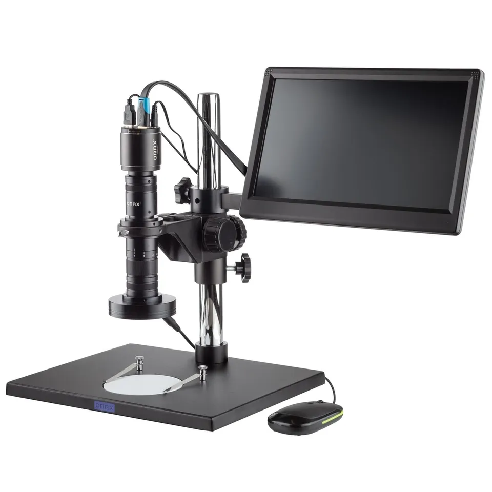 amscope-m5460p-digitalmikroskop-6x-zoom-1080p-mit-monitor image 1