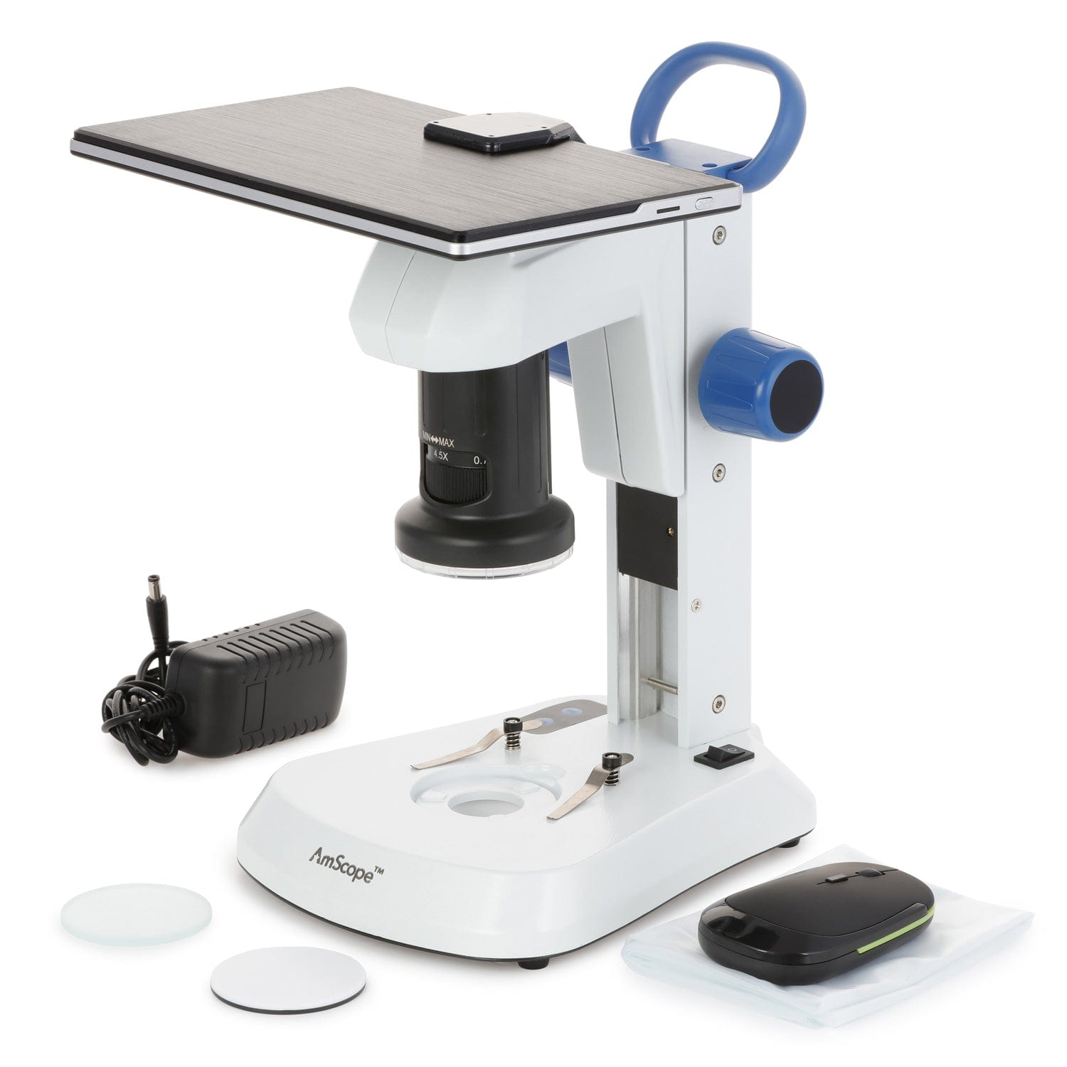 amscope-dm745-digitalmikroskop-4-5x-zoom-mit-9-zoll-monitor image 5