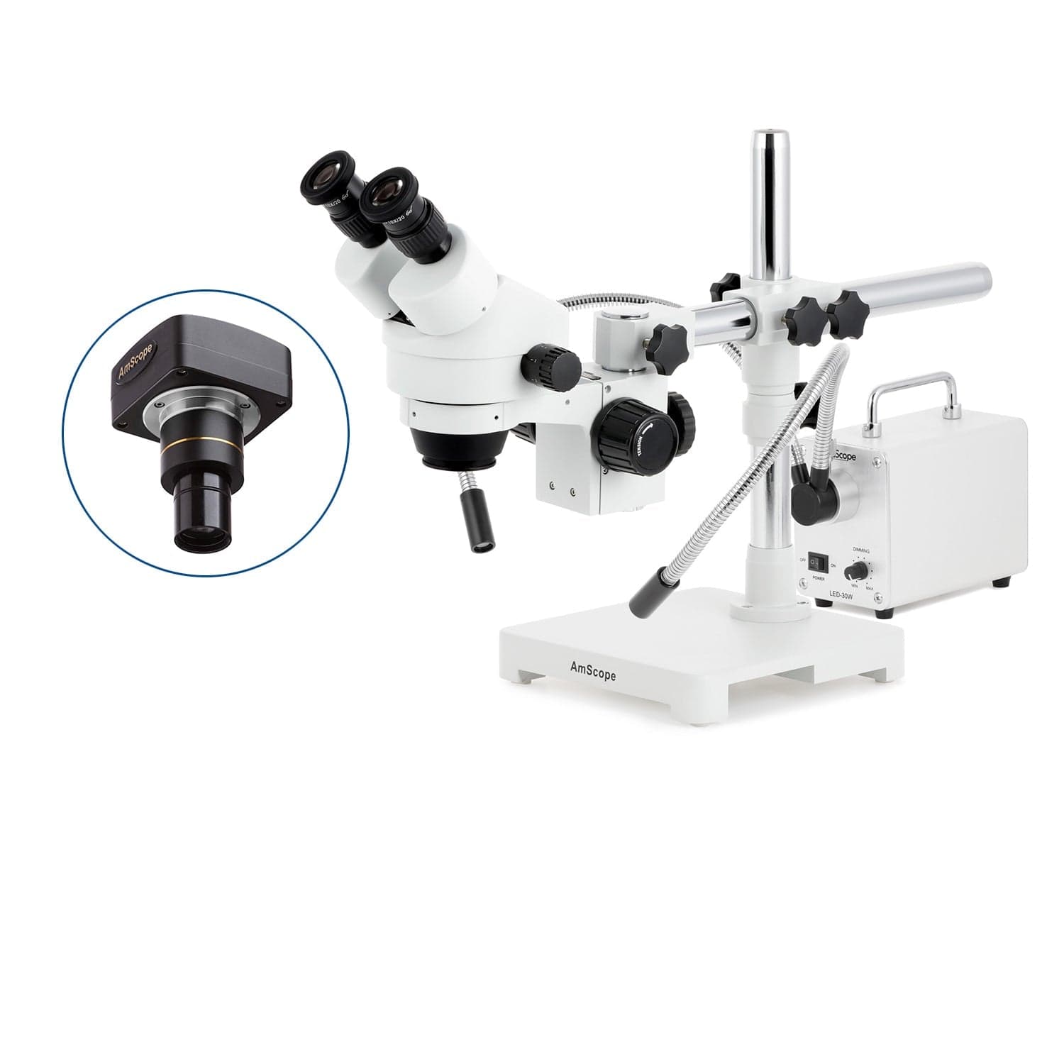 amscope-sm-3b-stereomikroskop-zoom-7x-45x-schwenkarm image 2