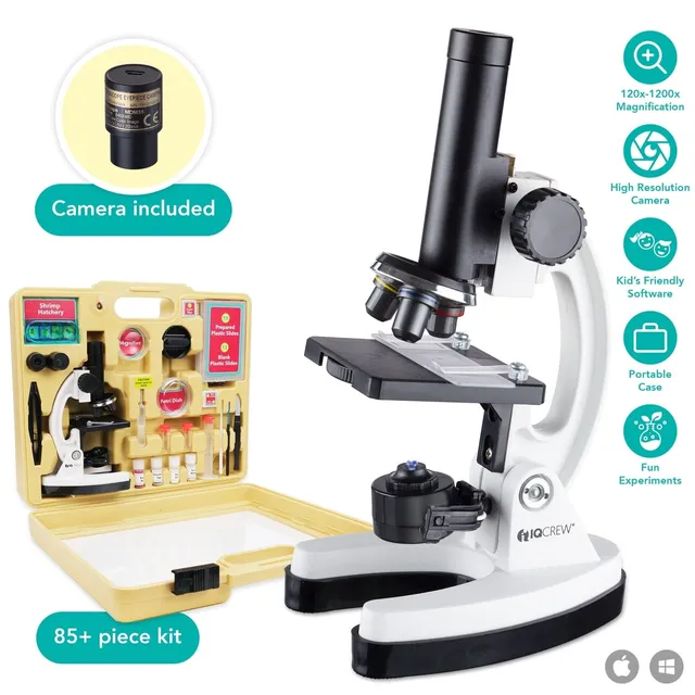 amscope-m40-k-mdm35-sch-lermikroskop-led-monokular-set image 1