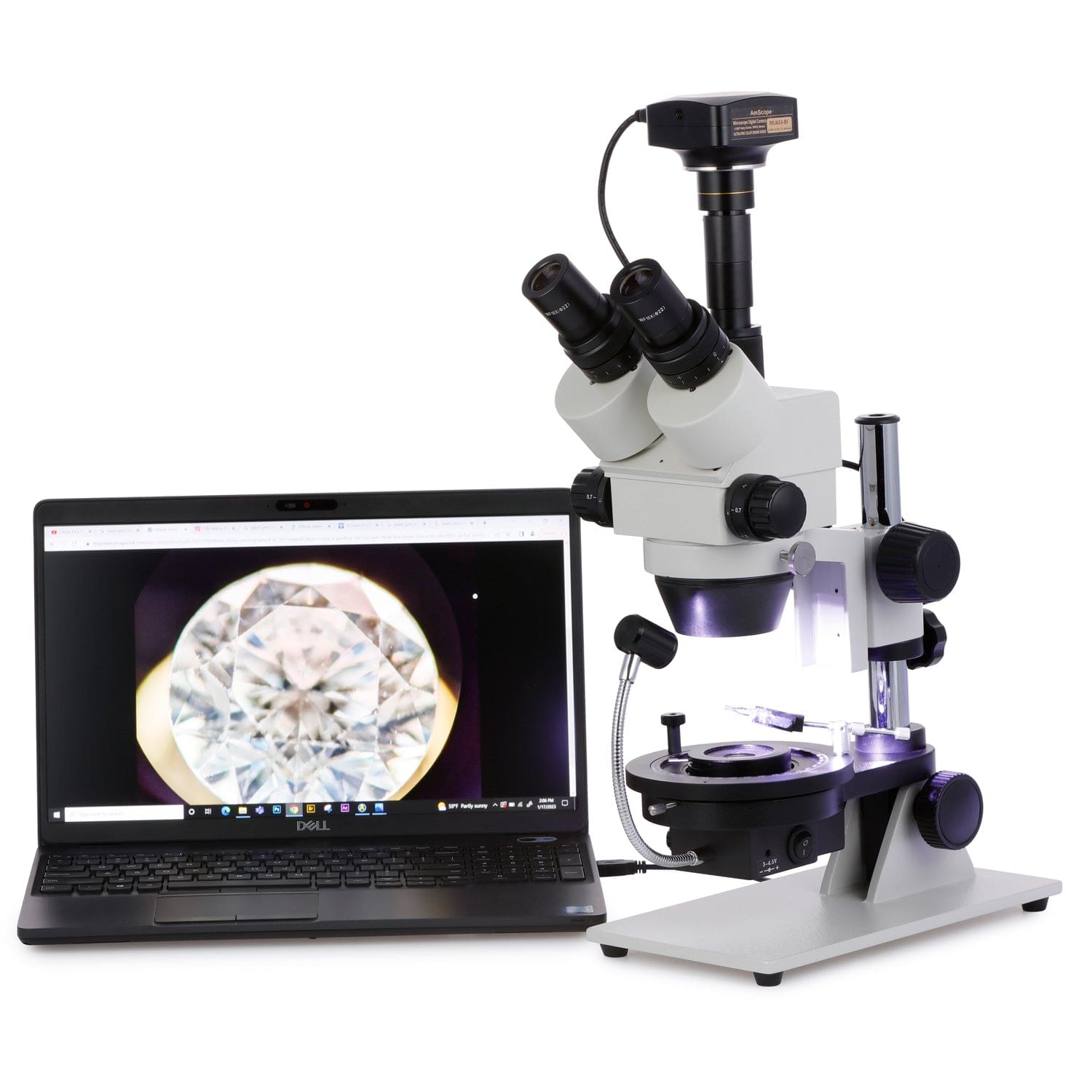 amscope-gm300tx-stereo-microscopes-45x-trinokular-led-s-ule image 7