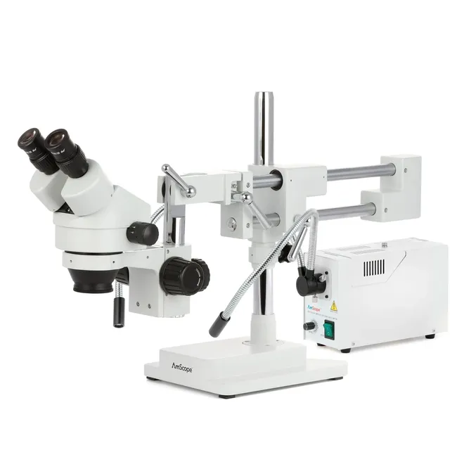 amscope-sm-4-stereomikroskop-7x-45x-halogen-boomstativ image 1