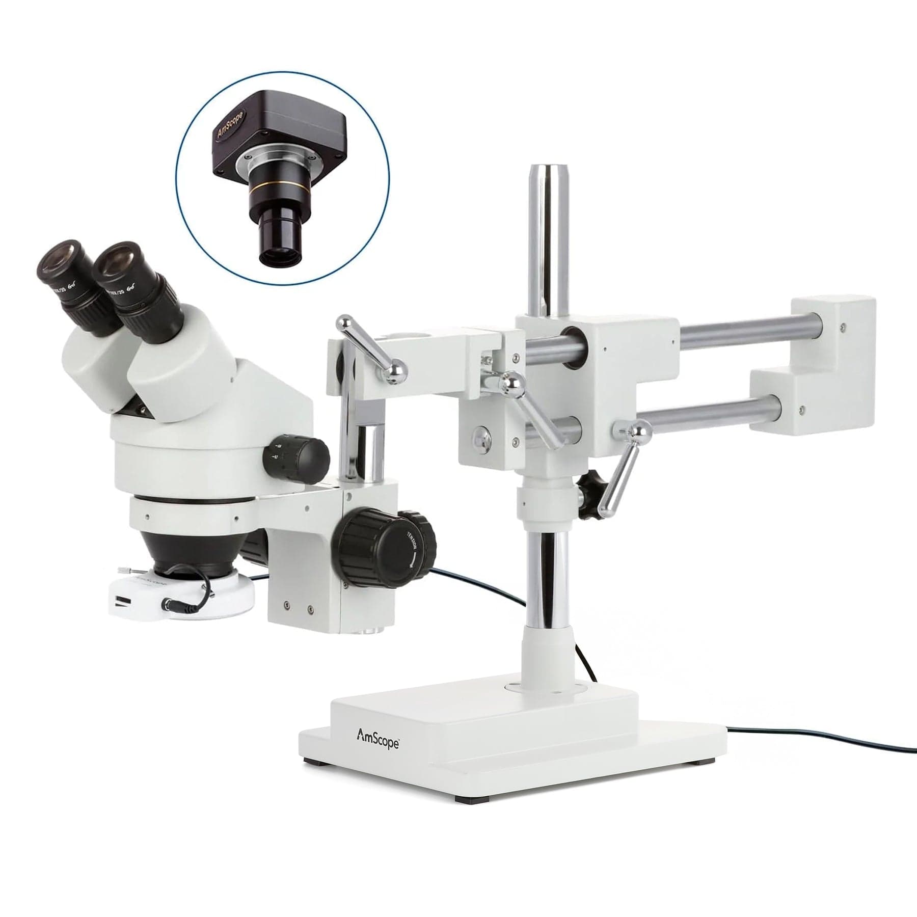 amscope-sm-4-stereomikroskop-7x-45x-144-led-boom image 2