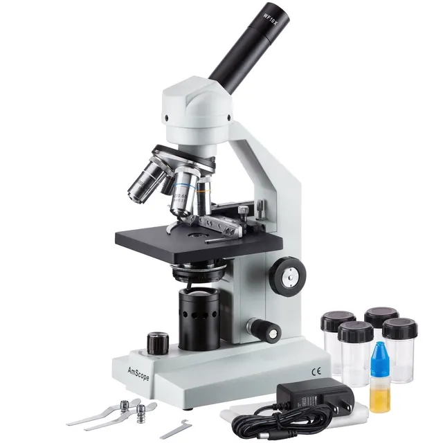 amscope-m500-led-sch-lermikroskop-40x-1000x-monokular-led image 1